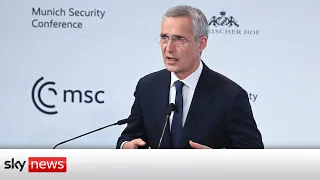 NATO Secretary General and European leaders discuss security at Munich conference