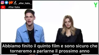 Traduzione intervista a Hero Fiennes Tiffin e Josephine Langford per AFTER 4