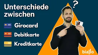 Kreditkarte, Debitkarte, Girocard: Das sind die Unterschiede und Vor- und Nachteile