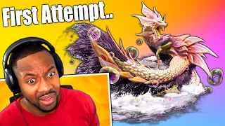 Monster Hunter Rise ∙ Mizutsune First Attempt Solo.. [Longsword Gameplay] #CapcomPartner