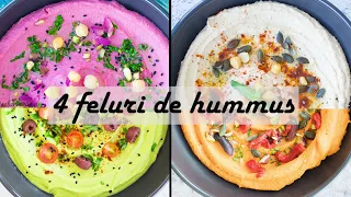 4 Retete de Hummus gata în 5 minute!