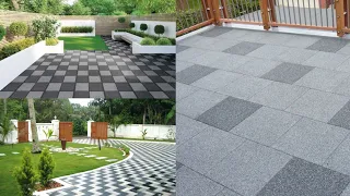 Garden tiles | Out door tiles | Modern front yard tiles |patio tiles | Latest parking tiles pathway