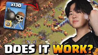 GAKU 130 Wallbreaker SMASH & Double Overgrowth MASS BATS (Clash of Clans)