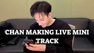 Stray Kids Bang Chan made a mini track on LIVE