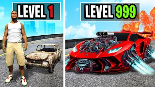 GTA 5 aber 1 CRASH = 1 NEUES AUTO UPGRADE!🚗