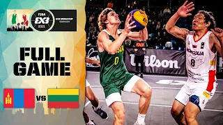 Mongolia v Lithuania | Men's - Full Game | FIBA 3x3 U18 World Cup 2021