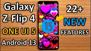 Galaxy Z-Flip 4 Android 13 One UI 5 update! 22+ NEW features