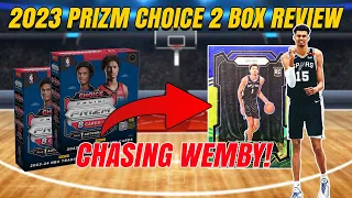 2023 Panini Prizm Choice 2 Box Review | Victor Wembanyama Hunting!