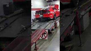 INSANE Shelby GT350R Dyno Pull! Extremely LOUD! #ford #mustang #shelby #shelbygt350 #shorts