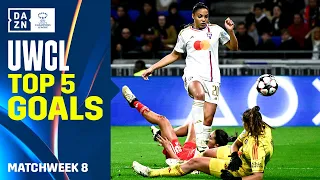 DAZN's Top 5 Goals From The Second Legs Of The 2023-24 UEFA Women's Champions League Quarter-finals