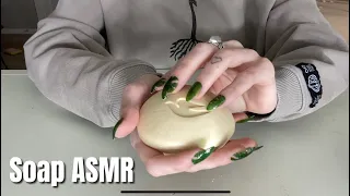 ASMR | soap scratching with long nails, fast tapping and scratching | ASMRbyJ