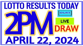 Lotto Results Today 2pm DRAW April 22, 2024 swertres results