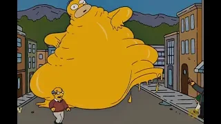 The Simpsons  - Homer Obesity Eats Everything!