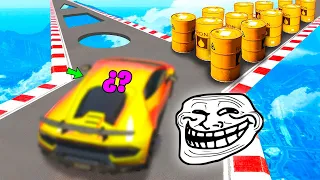 CARRERA TROLL CON COCHE OCULTO! POR DONDE VOY!? - CARRERA GTA 5 Online