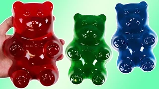 How to Make HUGE GUMMY BEAR Jello Treats!