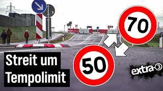 Realer Irrsinn: Streit um Tempolimit verzögert Straßeneröffnung | extra 3 | NDR