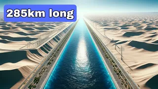 Building Asia’s Largest Artificial River in the Desert