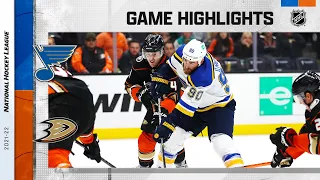 Blues @ Ducks 11/07/2021 | NHL Highlights