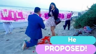 HE PROPOSED!!!