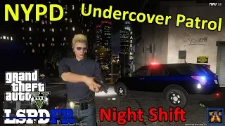 NYPD Undercover Night Shift Patrol  GTA 5 LSPDFR Episode 402