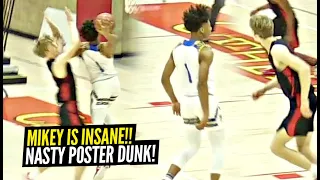 Mikey Williams PUNCHES Dunk ON DEFENDER & Stares Him Down!! Mikey is INSANE!!!