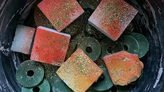 Spray Painted & Dyed Gymchalk • Dusty Reforms • Oddly Satisfying • Sleep Aid • ASMR