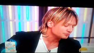 KEITH URBAN performing on The Today Show! Really Good!