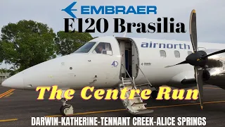 Airnorth Embraer Brasilia ✈️ Darwin to Alice Springs via Katherine and Tennant Creek TL250