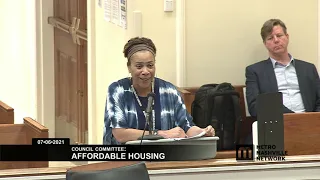 07/06/2021 Council Committees: Affordable Housing