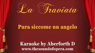 LA TRAVIATA KARAOKE 14 - Pura siccome un angelo (Duet Violetta & Germont - Part 1) | Aberforth D