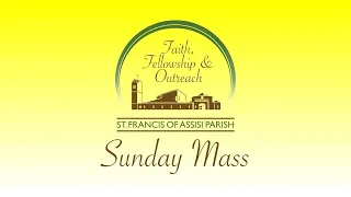 Sunday Mass on Sat., May 11th, 2024 at 5:00PM