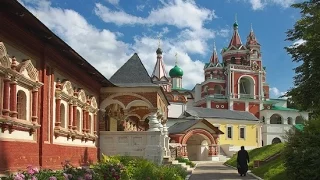 Воскресный день в Савинно-Сторожевском монастыре. Монастырь в Звенигороде.  1 часть