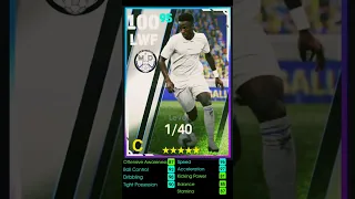 How to train  99 rated Vinicius Junior max level efootball 23 mobile 💀#shorts #vinicius #efootball