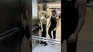 HE WANTED it💦right in the ELEVATOR🥵 он захотел это в лифте @Babycoma13 prank reaction humor