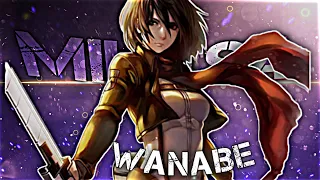 Mikasa - Wannabe [Edit/Amv] |(Alight motion) "Free preset !!" #mikasa #aot #animeedit