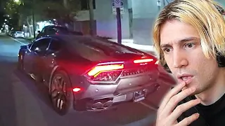 Driver in Stolen Lamborghini Crashes During High-Speed Pursuit | xQc Reacts