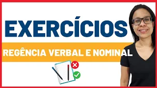 🚨REGÊNCIA VERBAL EXERCÍCIOS de PORTUGUÊS para CONCURSOS