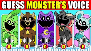 Guess the Smiling Critters Voice 🎵🔊🎤 (Poppy Playtime Characters) Compilation