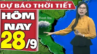 Dự báo thời tiết hôm nay mới nhất ngày 28/9/2021 | Dự báo thời tiết 3 ngày tới