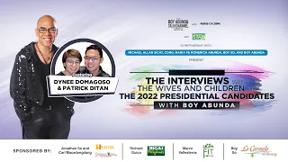 The Interviews Of The Wives And Children Of The 2022 Presidential Candidates: Domagoso