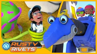 Rusty Saves Ozzy +MORE | Rusty Rivets  | Cartoons for Kids