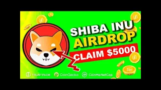 SHIBA INU token | BEST CRYPTO PROJECT for investment | CLAIM 500$ in AIRDROP