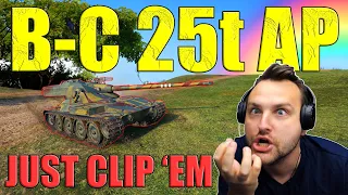 Just Clip Them: B-C 25t AP in Action! | World of Tanks