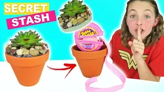 How To Make DIY Super Secret Stash Plant | Easy Kids Crafts With Ava | Secret Compartment