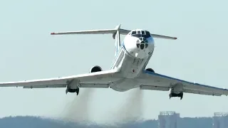 Ту-134АК посадка и взлет, бортовой RF-90915