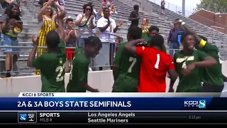 Boys state soccer semifinals: Des Moines Hoover advances to first championship game