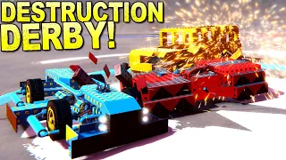 This Demolition Derby Did Not Go As Expected! - Trailmakers Multiplayer