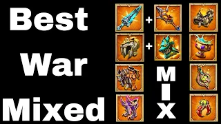 BEST MIX WAR GEAR LORDS MOBILE | LORDS MOBILE BEST MIXED WAR GEAR |