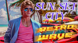 Chill Synth / Cyberpunk 2077 | Sunset in Night City | Synthwave Music Mix RETRO P.O.U.M WAVE