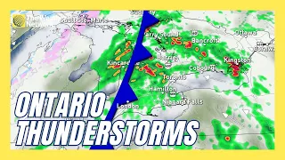 Dramatic Temperature Drop After Spring-Like Warmth, Thunderstorm Risk in Ontario